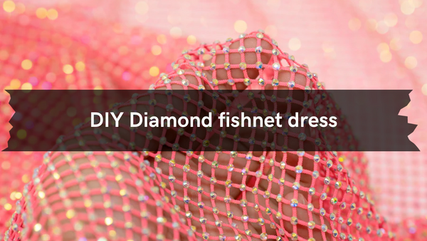 DIY Diamond fishnet dress for beginners!