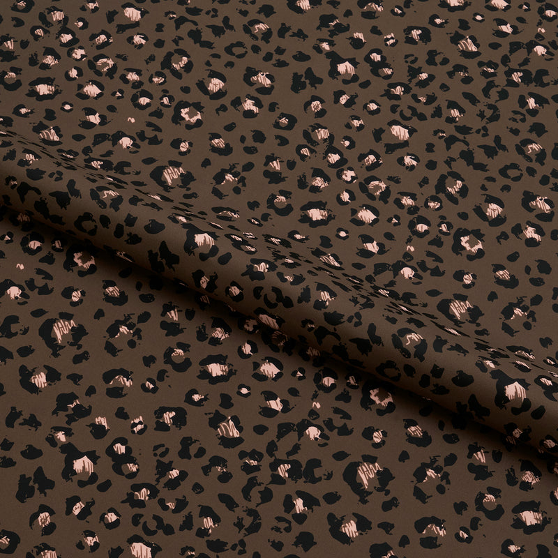 Midnight Leo Pattern Printed Spandex Fabric | Blue Moon Fabrics