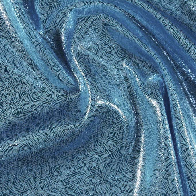 Mystique Foiled Spandex Fabric | Blue Moon Fabrics