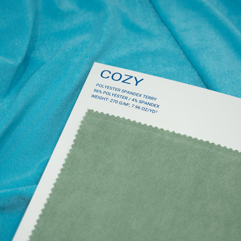 Detailed interior shot of Cozy Color Card book.