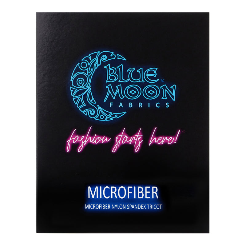 A sample of Microfiber Nylon Spandex Color Card