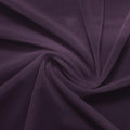A swirled piece of nylon spandex power mesh in the color eggplant.