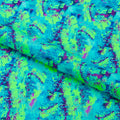 Neon Lakes Printed Spandex Fabric | Blue Moon Fabrics