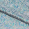 Funky Leopard Hologram Spandex Fabric | Blue Moon Fabrics