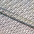 Geometric Foiled Spandex Fabric | Blue Moon Fabrics