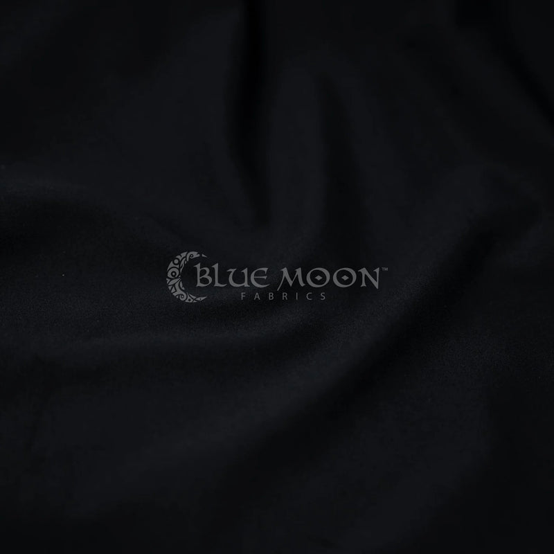 A sample of Two Tone Polyester Nylon Spandex Spacer PFP Fabric in one side color black