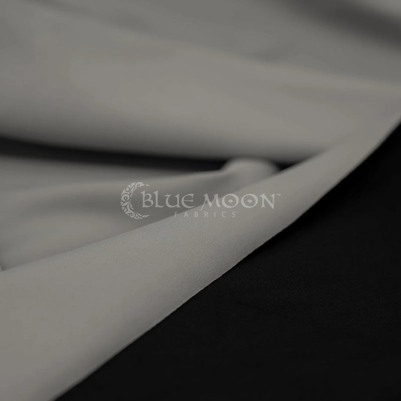 An image of Two Tone Polyester Nylon Spandex Spacer PFP Fabric in the color black and white