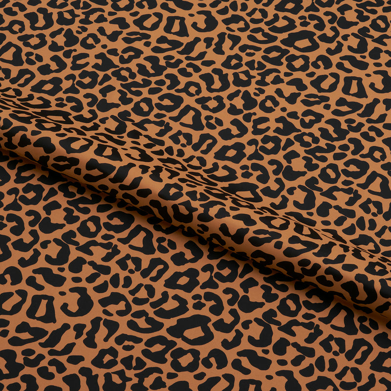 Groove Leopard Pattern Printed Spandex Fabric | Blue Moon Fabrics