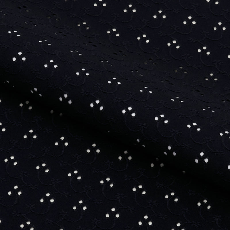 Eyelet Polyester Spandex Jacquard | Blue Moon Fabrics
