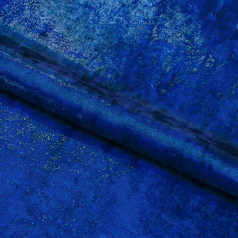 Glorious Foiled on Stretch Velvet Fabric | Blue Moon Fabrics