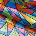 Kaleidoscope Prism Foiled Spandex Fabric | Blue Moon Fabrics