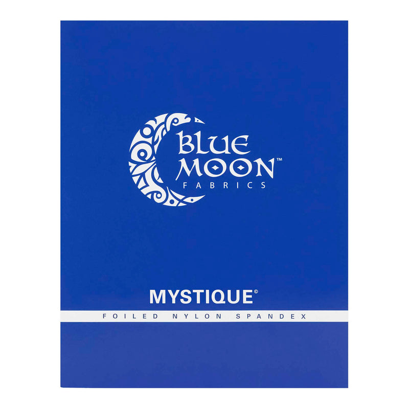 Mystique Foiled Spandex Color Card with Expansion Card | Blue Moon Fabrics