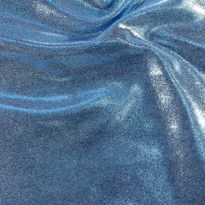 Mystique Foiled Spandex Fabric | Blue Moon Fabrics