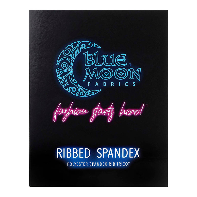 Ribbed Spandex Color Card with Expansion Card | Blue Moon Fabrics