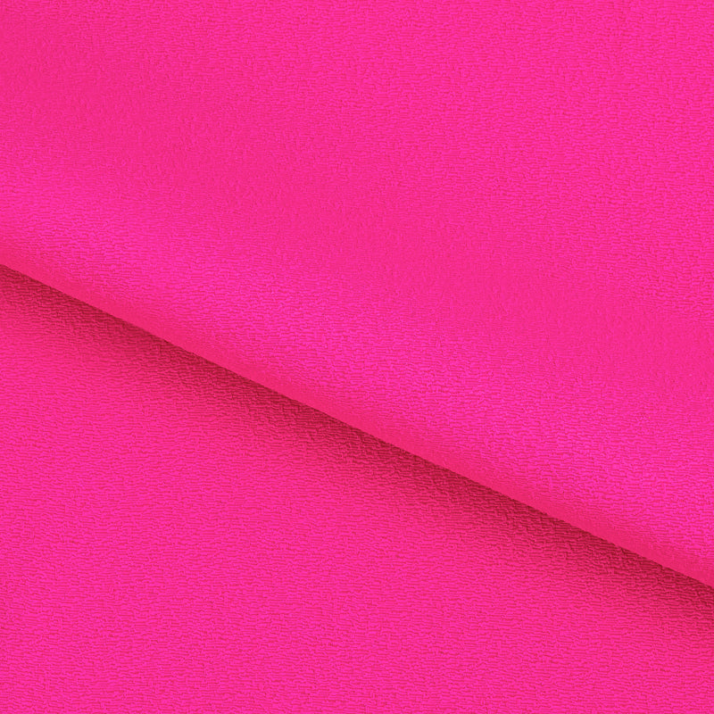 A textured piece of Scrunch Textured Recycled Nylon Spandex Fabric in color fuchsia.