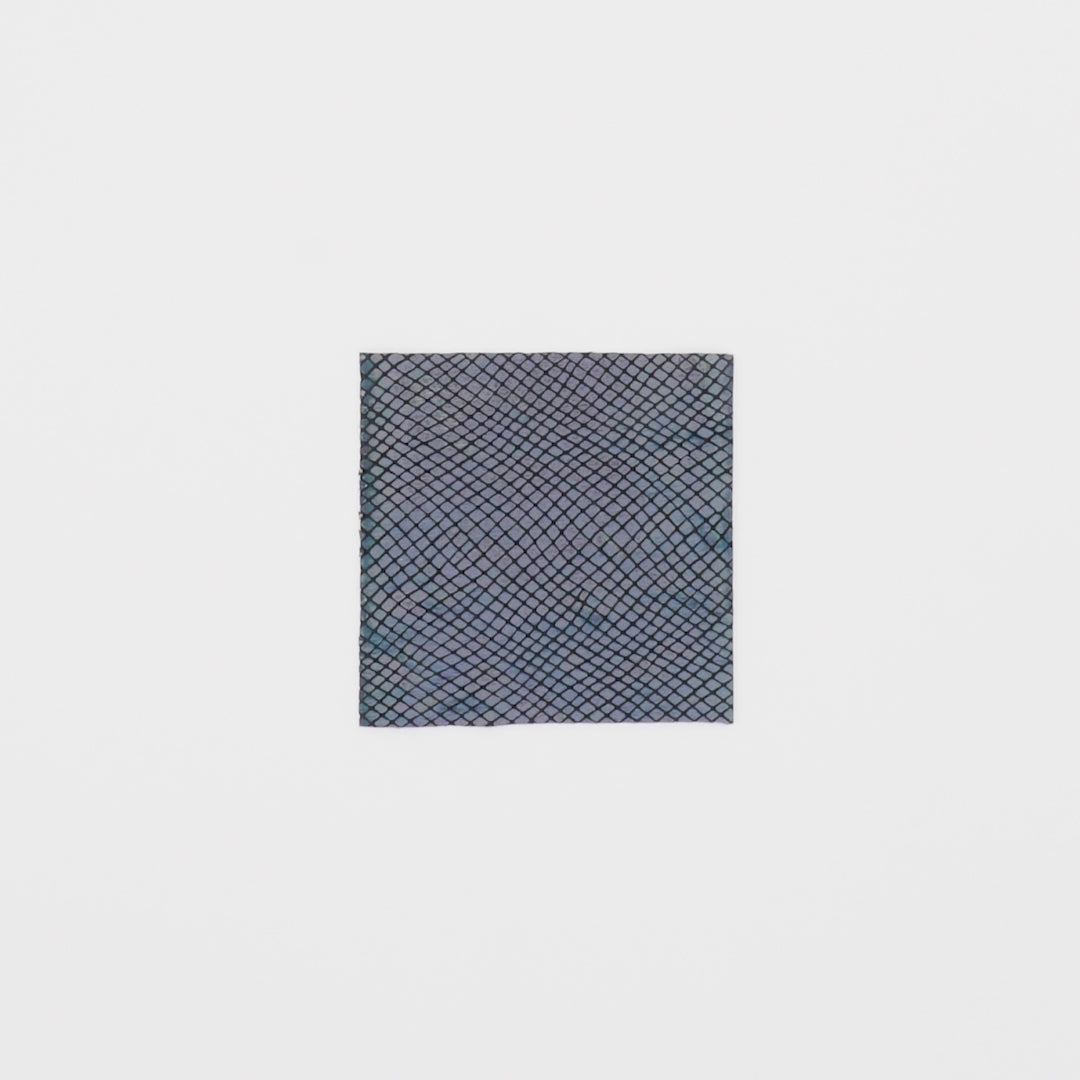 Close-up video of Cobra Foil Printed Stretch Velvet Fabric showcasing its looks and ability to stretch as a fabric.