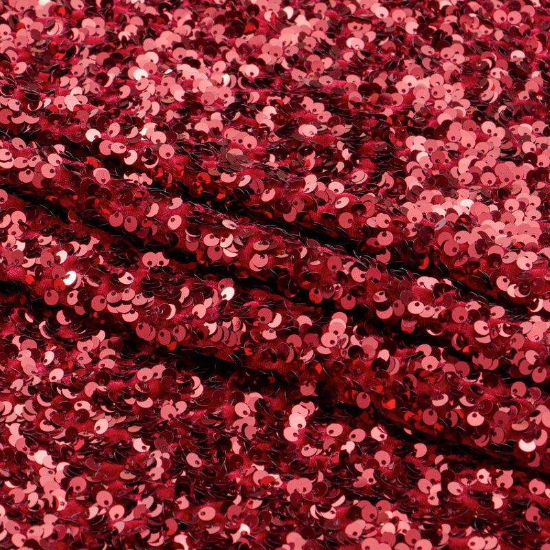 Velvet Sequin Fabric by the Yard 