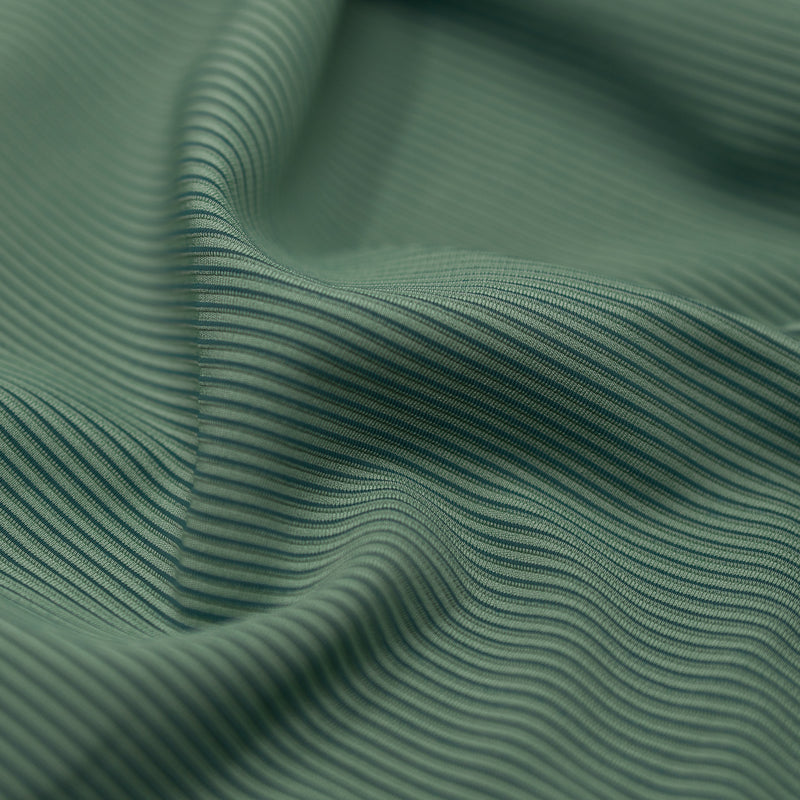 Fine Rib Jersey Knit Fabric, per Metre Plain Sea Green 