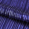 Detailed photograph of Titanium Pleated Polyester Fabric in the color black/purple