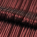Detailed photograph of Titanium Pleated Polyester Fabric in the color Black/Burgundy