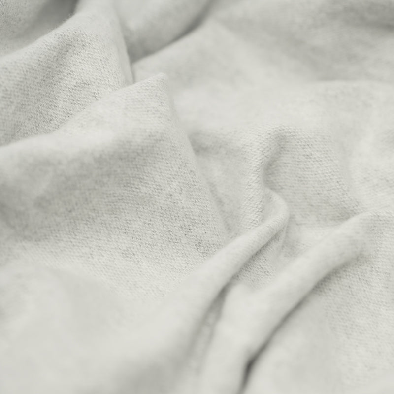 Detailed shot of Cloud 9 Foil Printed Brushed Terry Fleece in the color Gray/Silver