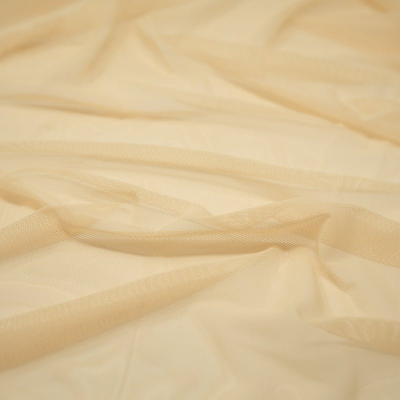 Detailed shot of Annette Stretch Mesh in color Natural.