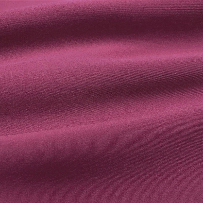 A ruffled sample of Antimicrobial Neoprene in the color burgundy.