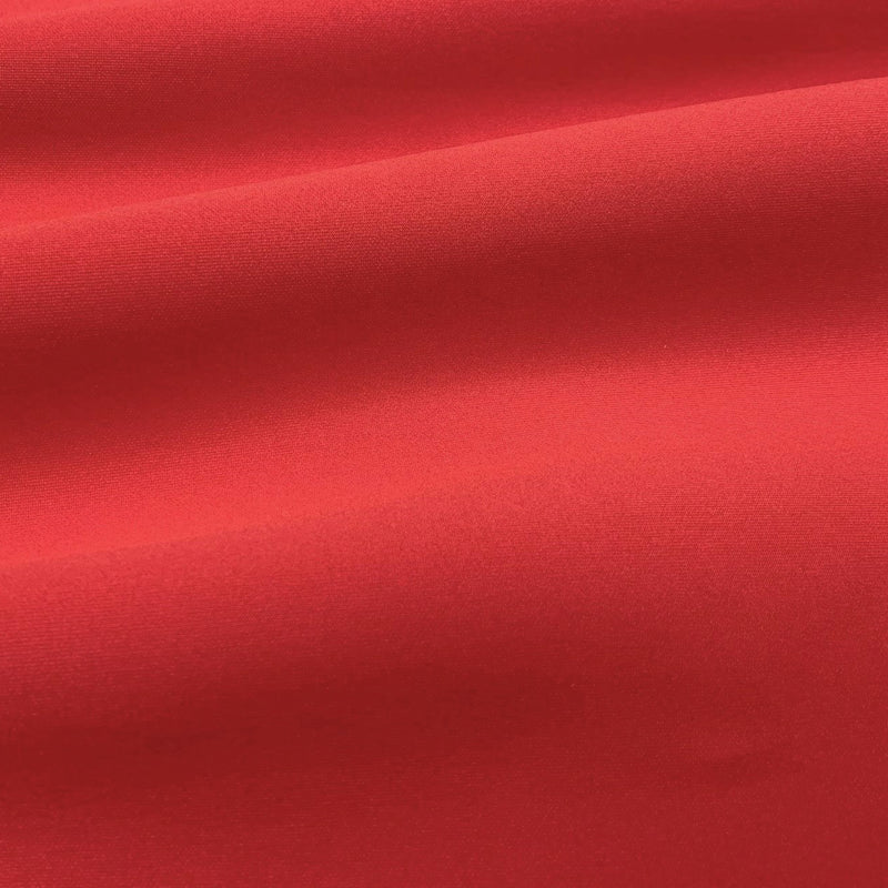 A ruffled sample of Antimicrobial Neoprene in the color red.