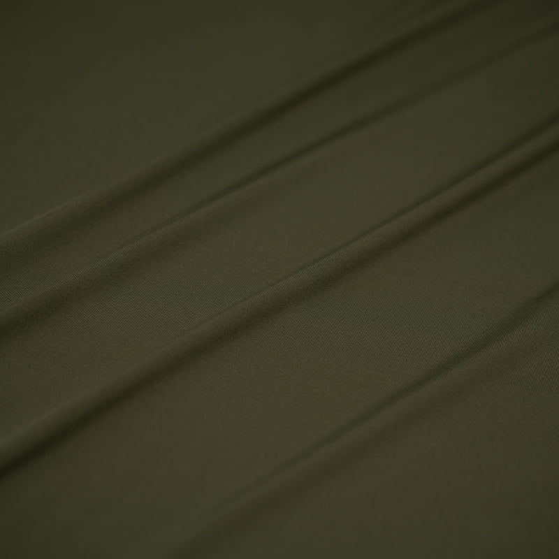 A sample of Breeze Spandex Jersey with Wicking Fabric in the color Dusty Olive