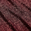 A flat sample of cosmic spandex sequin in the color burgundy available at blue moon fabrics.