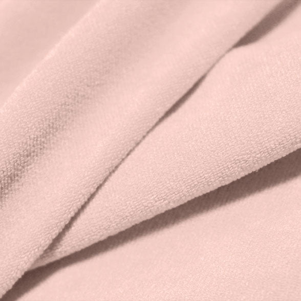 Cozy Polyester Spandex Terry Cloth Fabric