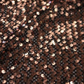 A flat sample of Crescendo Flair Mesh in chocolate.