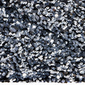 A sample of Duchess Stretch Velvet Sequin in the color Black/Silver
