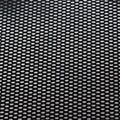 A flat sample of drift recycled fishnet in the color black.