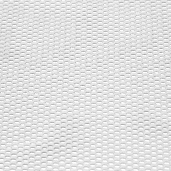 A flat sample of drift recycled fishnet in the color white.