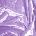 A crumpled pieces of Frozen Crushed Stretch Velvet in the color lilac