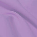 A flat sample of flexfilt recycled polyester spandex in the color lilac.