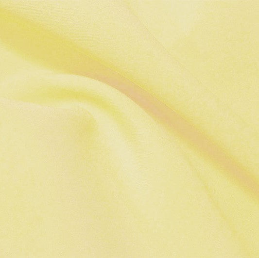 A flat sample of flexfilt recycled polyester spandex in the color ivory.