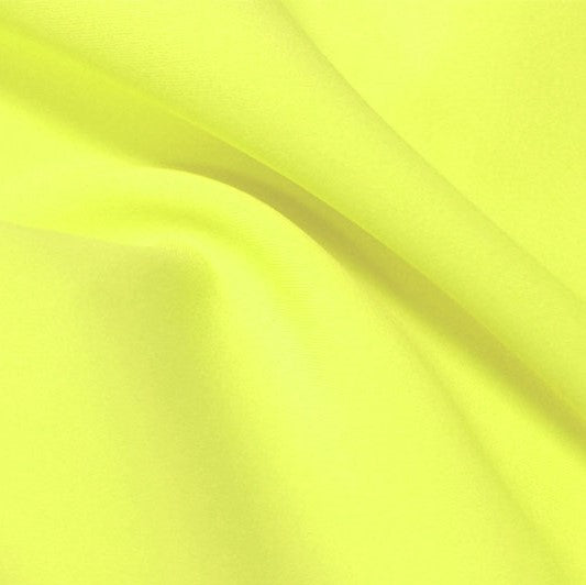 A flat sample of flexfit recycled polyester spandex in the color seagrass.