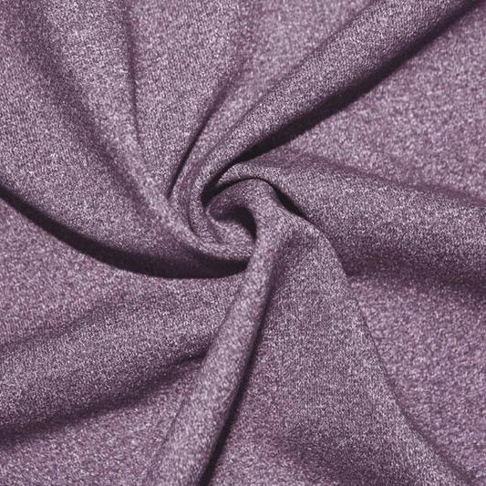 A close-up of Heather Spandex in the color purple haze.