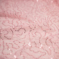 Detailed shot of Isabelle Stretch Lace in color Petal Pink Pink.