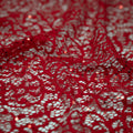 Detailed shot of Isabelle Stretch Lace in color Red Red.