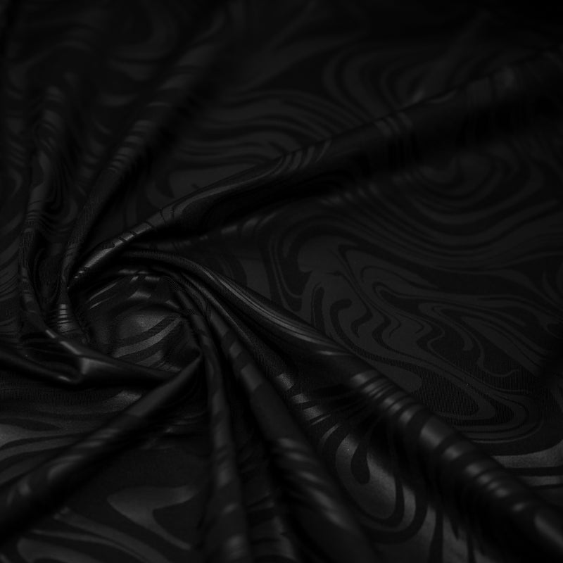 Detailed shot of Marble Foil Printed SuperFlex in color Black/Black