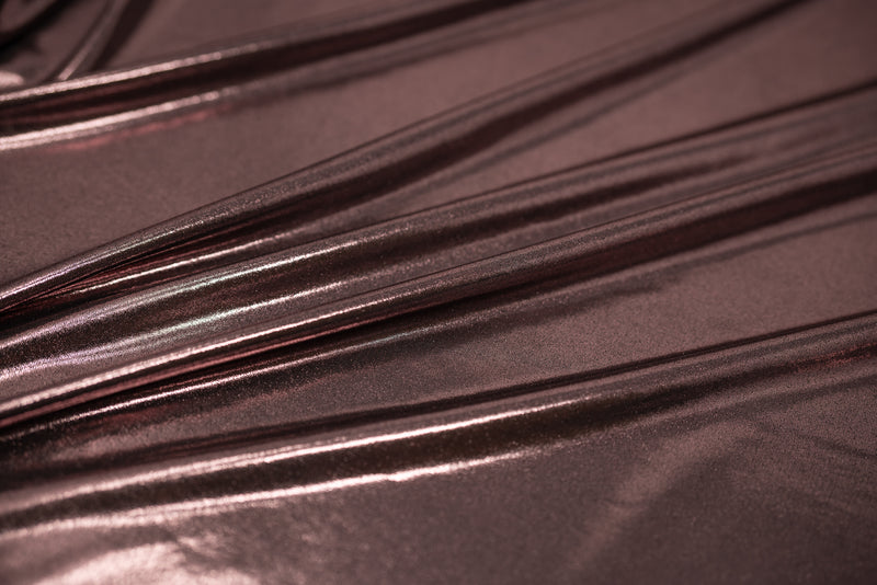 Detailed shot of Mercury Titanium Foiled Spandex in Black/Pink.