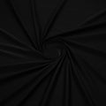 A piece of Feather Microfiber Nylon Spandex Fabric in Black.