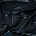 Detailed shot of Mini Sparkles Foiled Spandex in Black Black.
