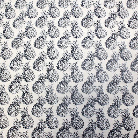 A flat sample of Classic Pineapple Printed Spandex.