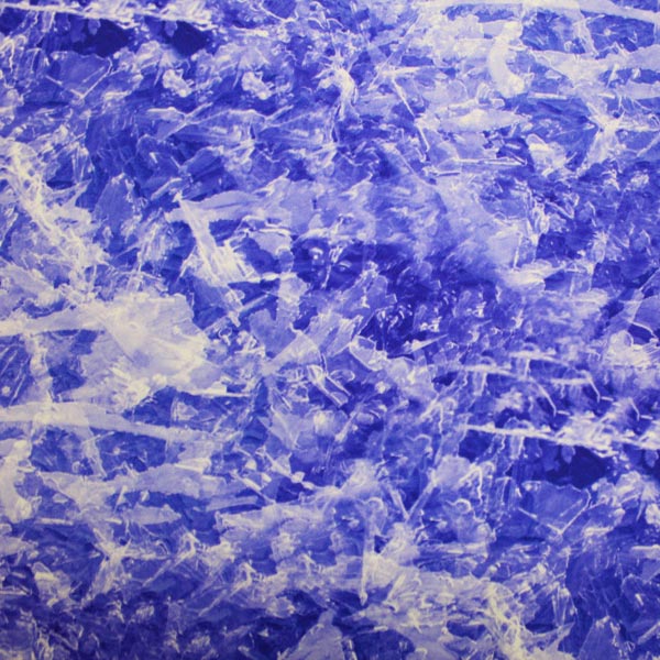 A flat sample of Purple Crushed Printed Spandex.