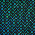 A flat sample of nina stretch mesh sequin in the color turquoise.