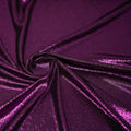 Swirled sample shot of Posh Titanium Foiled Slinky Jacquard in the color Black-Fuchsia